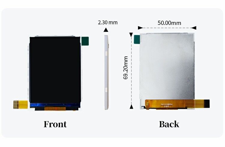 Polcd 2,8 inch LCD-module 240x320 ST7789V SPI Interface 14 pin 2,8 TFT Display LCD Scherm