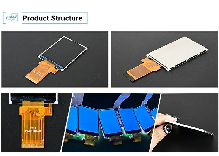 Polcd Full Color LCD Display Transflectioneel 2,4 inch TFT SPI MCU 20 pin Qvga 240x320 TFT LCD