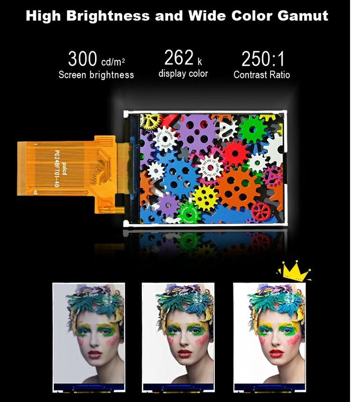 Polcd Full Color LCD Display Transflectioneel 2,4 inch TFT SPI MCU 20 pin Qvga 240x320 TFT LCD