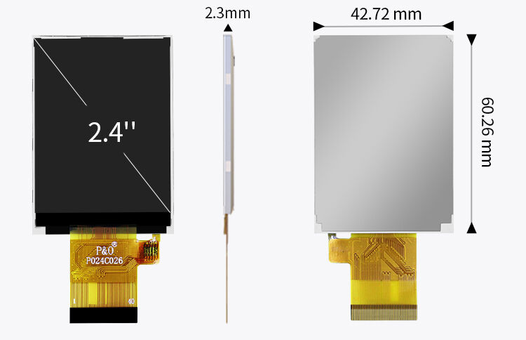 Polcd ST7789V 2,4 inch Tft Display 12 0'CLOCK 240x320 tft lcd-paneel scherm