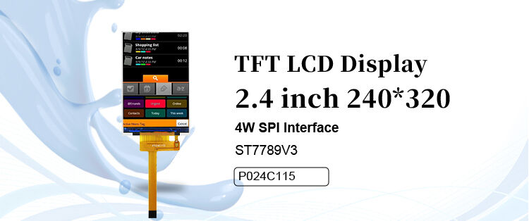 Polcd RoHS 2,4 inch LCD TFT-scherm ST7789V3 TFT LCD-module 4-draads SPI 240x320 TFT-scherm