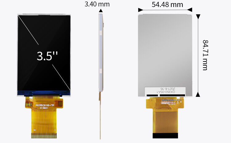 Polcd 300 Nit 3,5 inch capacitief touchscreen ILI9488 touchscreen Tft LCD