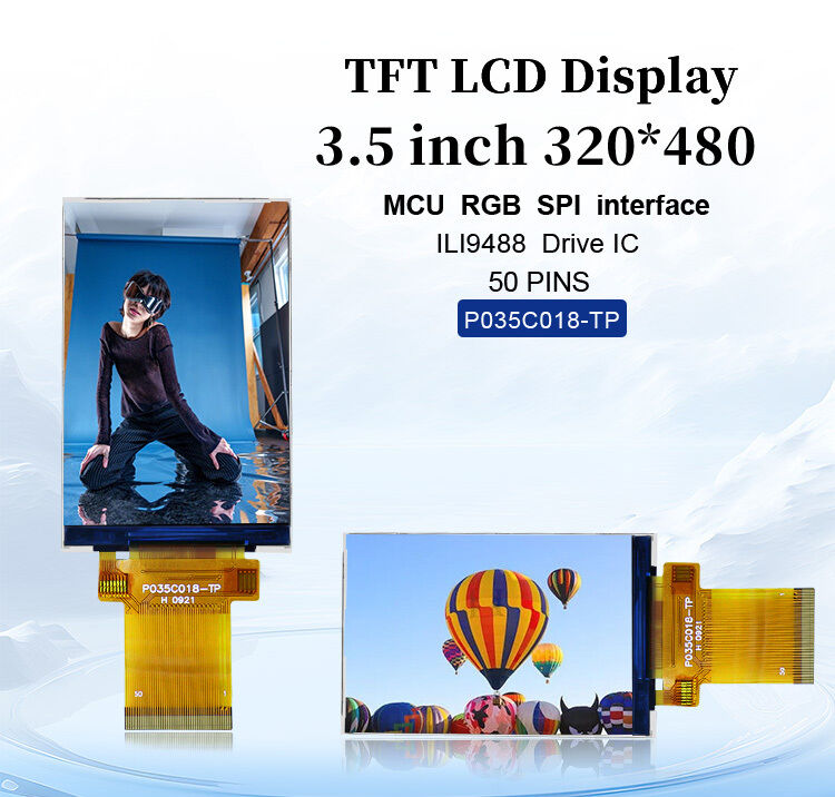 Polcd Mcu Rgb Spi interface Tft Lcd Touch Screen ILI9488 3,5 inch Tft Lcd 320x480