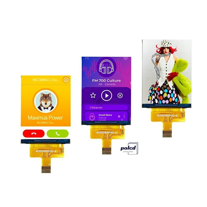 Polcd 240*320 2' kleurrijk LCD-scherm met hoge helderheid SPI-interface IPS TFT Active Matrix LCD-scherm