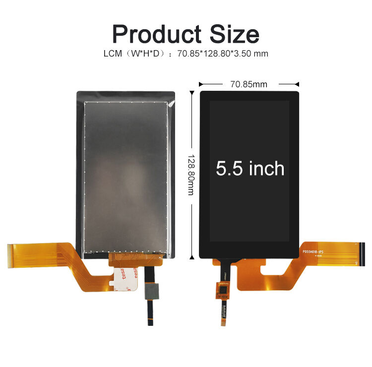 Polcd 5,5 inch TFT-module 750x1080 Resolutie Touch Panel Screen MIPI Interface 40 pin IPS View Angle TFT LCD Display