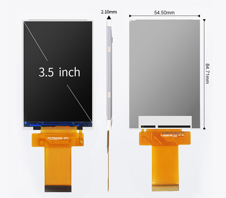 Polcd 3,5 inch TFT LCD Display 320*480 IPS Full View LCD Display Screen Modules voor wekker