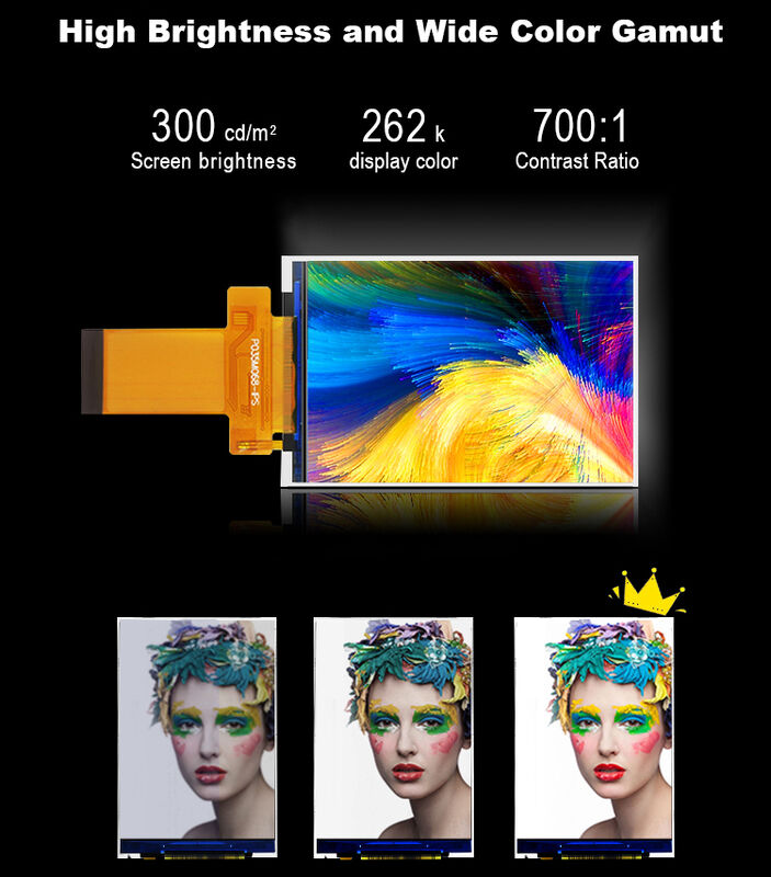 Polcd Kleurrijk 3,5 inch 320x480 Kleur Capacitive Touch IPS Bekijkhoek TFT-LCD Panel Modules