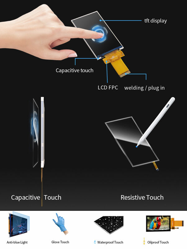 Polcd 3,5 inch LCD-module 320X480 pixels IPS scherm ILI9488 SPI MCU interface TFT display