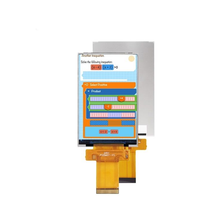 Polcd 3,5 inch TFT-display met MCU SPI-interface voor industriële apparatuur, IPS-scherm, volledig zichtbaar kleurend LCD-module