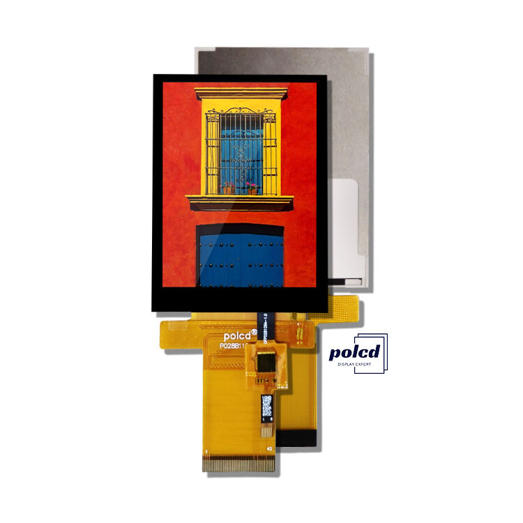 Polcd Custom Industrial 2.8 inch RGB Display Panel Waterdicht Capacitive TFT LCD Modules met touchscreen