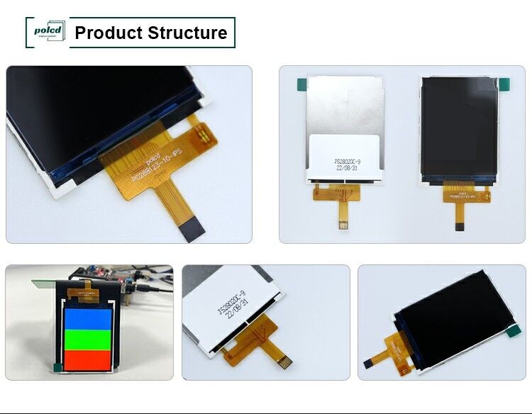 Polcd Brede Temperatuur 2,8 Inch LCD Modules 240*320 300nit SPI 2,8 IPS Kijkhoek Tft LCD-scherm