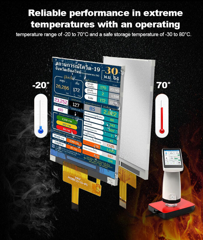 Polcd Brede Temperatuur 2,8 Inch LCD Modules 240*320 300nit SPI 2,8 IPS Kijkhoek Tft LCD-scherm