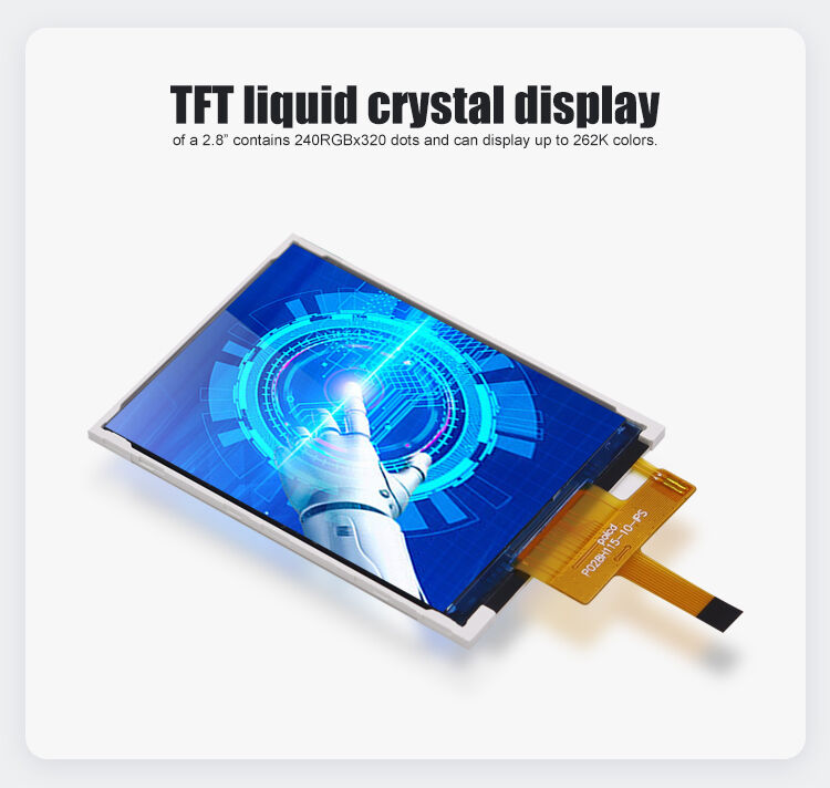 Polcd 2,8 inch IPS-scherm LCM-module 240x320 SPI-interface ST7789V Hoge helderheid TFT-LCD-scherm