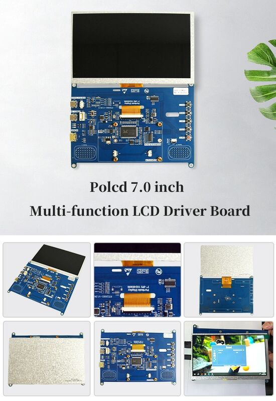 Polcd 7 inch multifunctionele universele LCD-driverkaart Mini H-D-M-I-controllerkaart voor 1024x600 TFT LCD-scherm