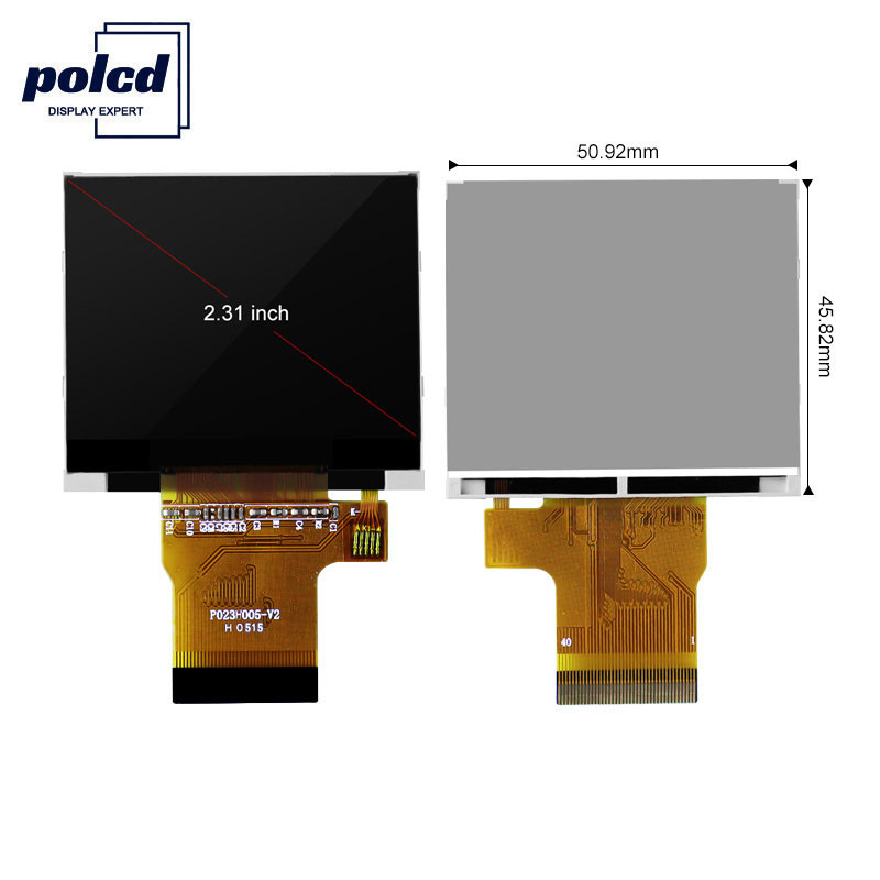 Polcd 8080 MCU 320 X 240 Vertoning met 16 bits ILI9342C Medische LCD Vertoning 300 Nit