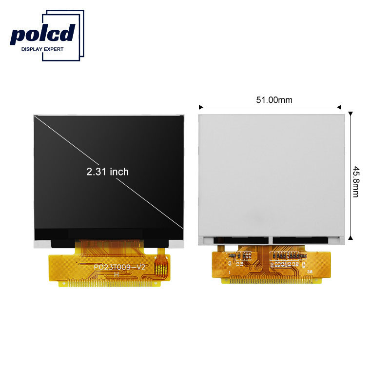 Polcd ILI9342C 2,31 Duimlcd 8080 MCU 16 Bit 320x240 Lcd Vertoning 300 Nit