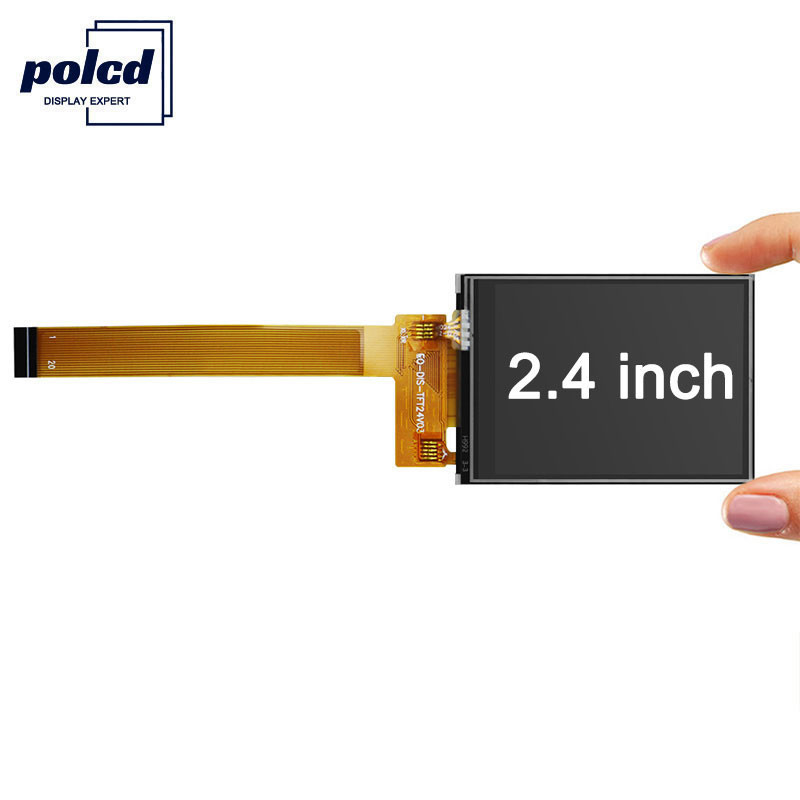 Polcd 8080 MCU 8 Bits 2,4 Duim Tft Lcd ISO9001 240x320 Lcd voor Commercieel