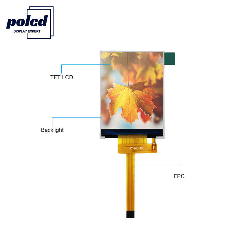 Polcd 240X320 Spi Lcd Vertoning 260 Neten 4 Draadspi 2,4 Spi Tft Lcd Vertoning