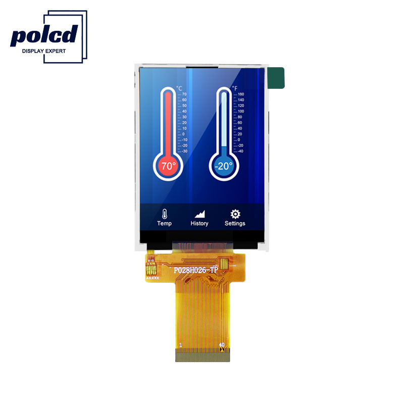 Polcd ILI9341V 2,8 Duim Tft Lcd 350 Nit Lcd Touch screen voor Medisch