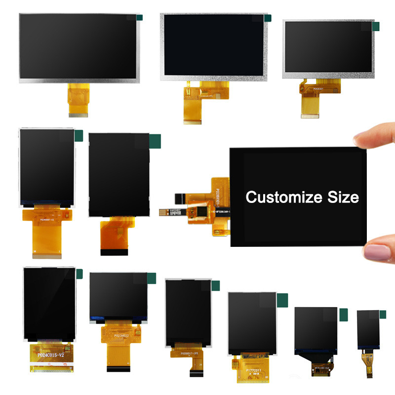 Polcd 300 Nit TFT Capacitief touchscreen RoHS 2,8 inch Tft Touch Shield