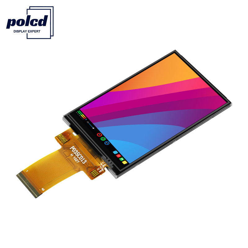 Polcd 8080 MCU 320X480 Lcd 3.5 Inch 450 Nit TFT Touchscreen 12 0'CLOCK