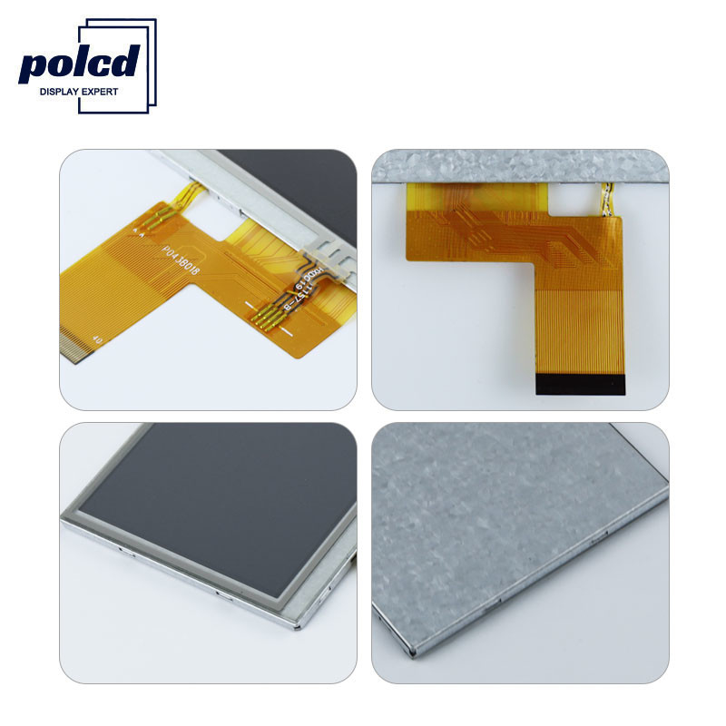 Polcd-kleur 262k 4,3 inch Tft LCD-display ST7262E43 RGB Tft-display ISO9001