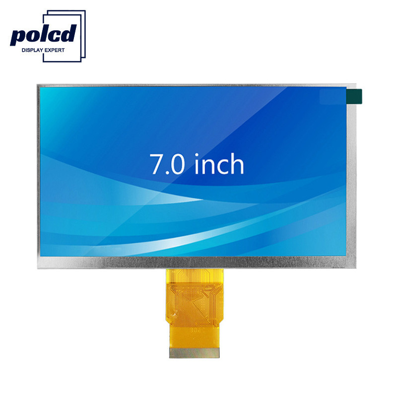 Polcd 300 Nit RoHS 7 inch Tft-scherm 153,84 mm LCD-scherm Tft 6 uur