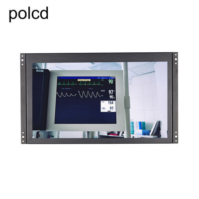 Polcd 14 het Geval Industriële LCD van het Duim Volledige HD 1920x1080 Metaal Monitor met Open Kader