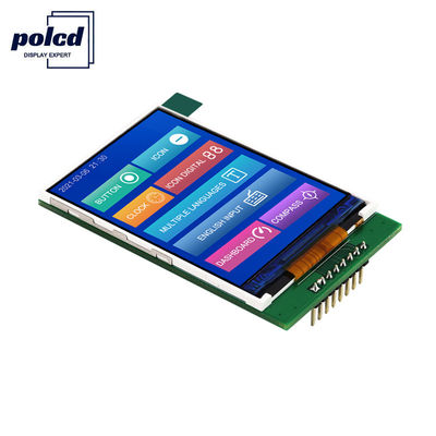 Polcd 4 Wire SPI Tft Lcd 2.4 inch 240X320 Touch Screen Lcd met PCB-bord