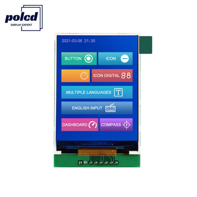 Polcd RoHS-kleur 262K Lcd Tft 2,4-inch ST7789V2 Tft-aanraakscherm
