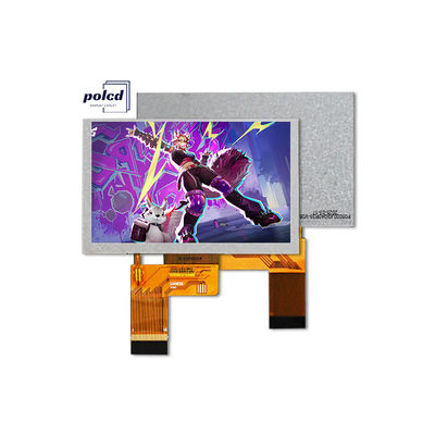 Polcd 5 inch TFT LCD 800x480 500nits Helderheid RGB 24 bit Interface IPS-schermmmodule