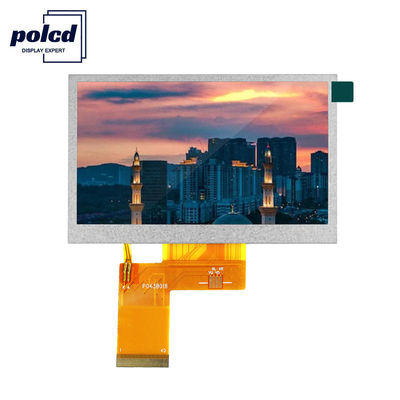 Polcd 24 Bit RGB Lcd 4,3 Inch 800x480 TFT LCD Display 53.86mm Industrieel