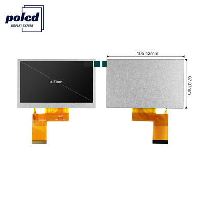 Polcd ST7262E43 4,3 inch capacitief touchscreen 40-pins lcd 800x480 300 nit