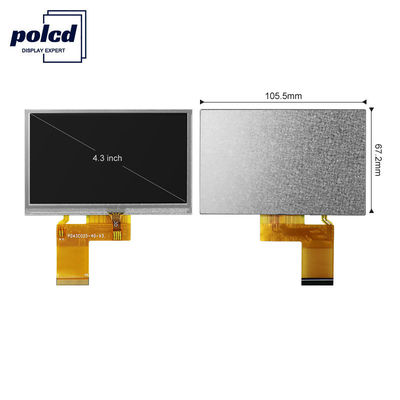 Polcd 4,3 inch 480x272 Tft Lcd-scherm RGB 24-bits touchscreen Lcd-scherm