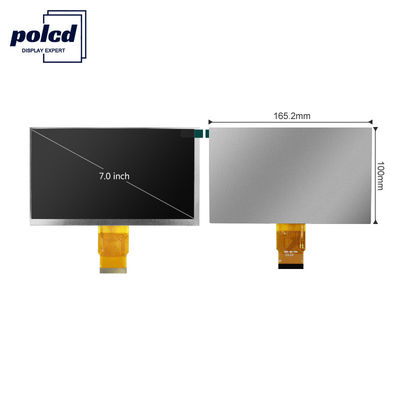 Polcd RoHS 300 Nit 7 Inch Lcd-scherm 800X480 Pixels TFT LCD-module